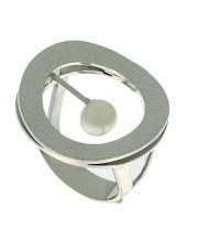 Anillo ARQUE Plata con Perla Mujer