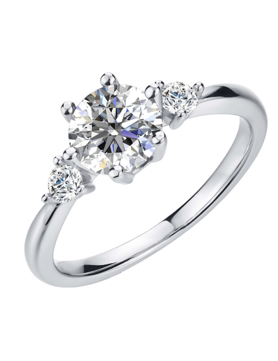 Anillo BRIZZLING BMR025.12 Plata con Moissanete Mujer Talla12