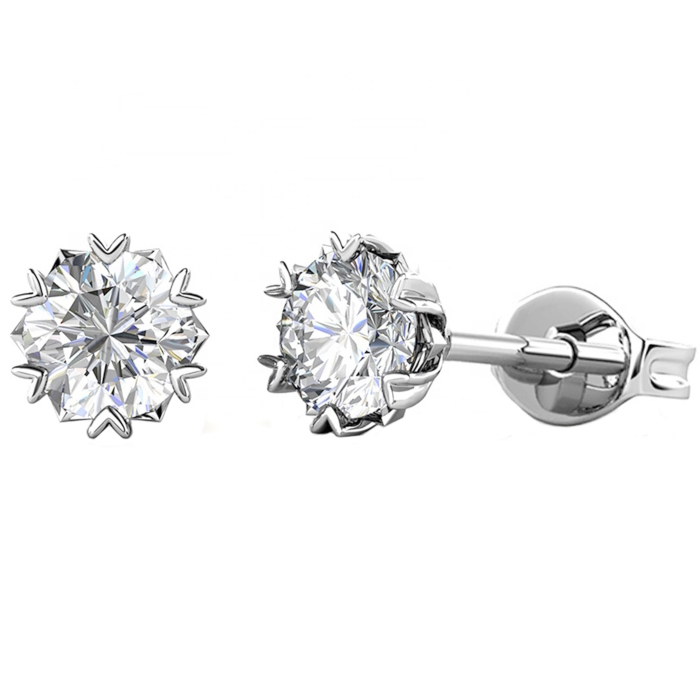 Pendientes BRIZZLING MBE009 Plata con Moissanete Mujer