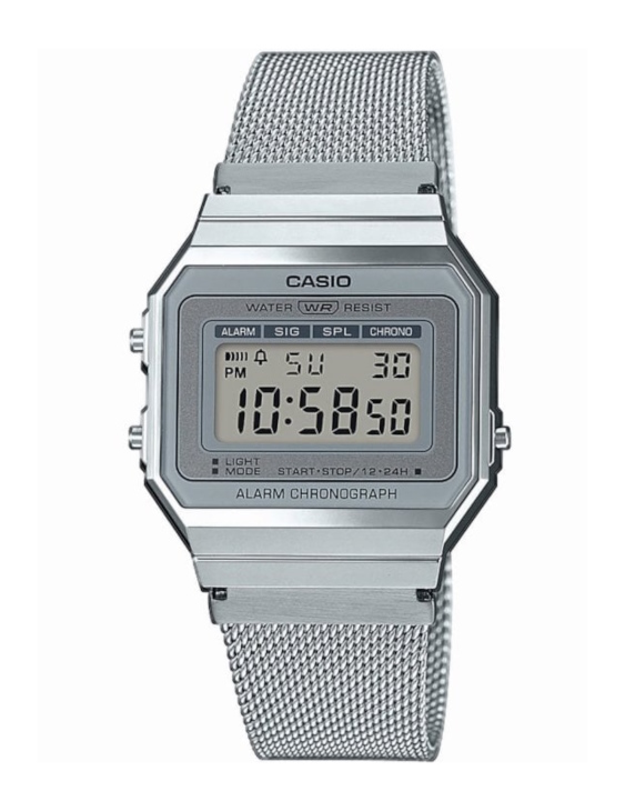 Reloj Casio Vintage Unisex Plateado A700WEM-7AEF