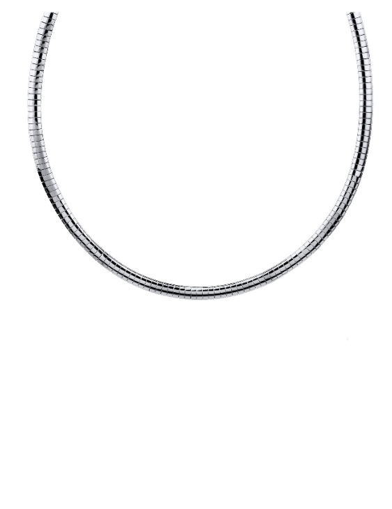 Collar VIDAL&VIDAL X2677038 Metal Antialérgico con Baño de Plata Mujer