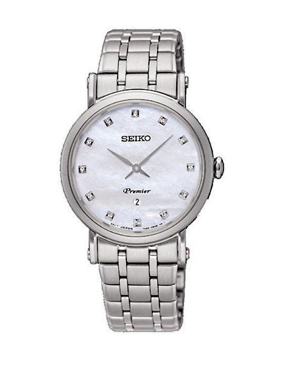 Reloj SEIKO SXB433P1 PREMIER Diamantes Acero Mujer