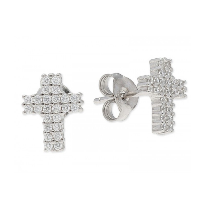 Pendientes LISKA LAD1143A Plata con circonitas Mujer