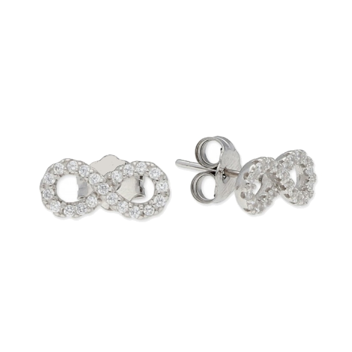 Pendientes LISKA LAD1130A Plata con circonitas Mujer
