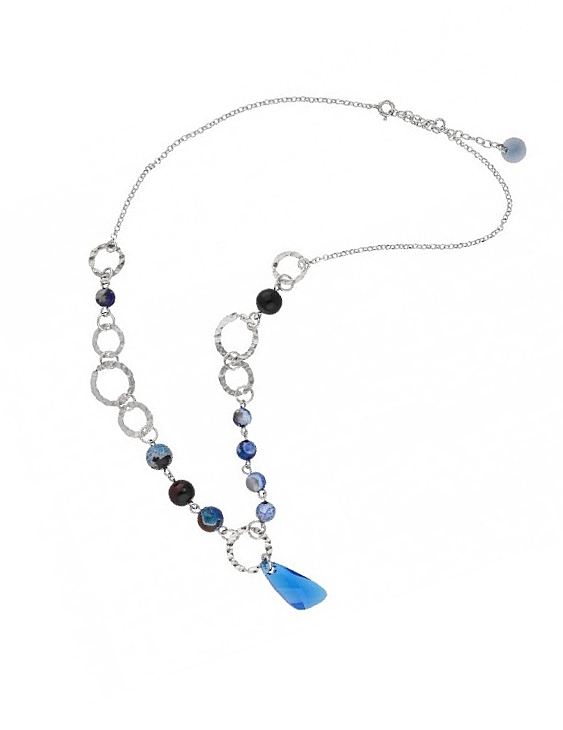 Collar LISKA LSW0173CL Plata con Cristales Mujer