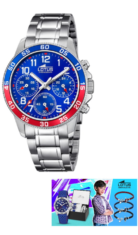 Reloj lotus con pulsera de regalo clearance