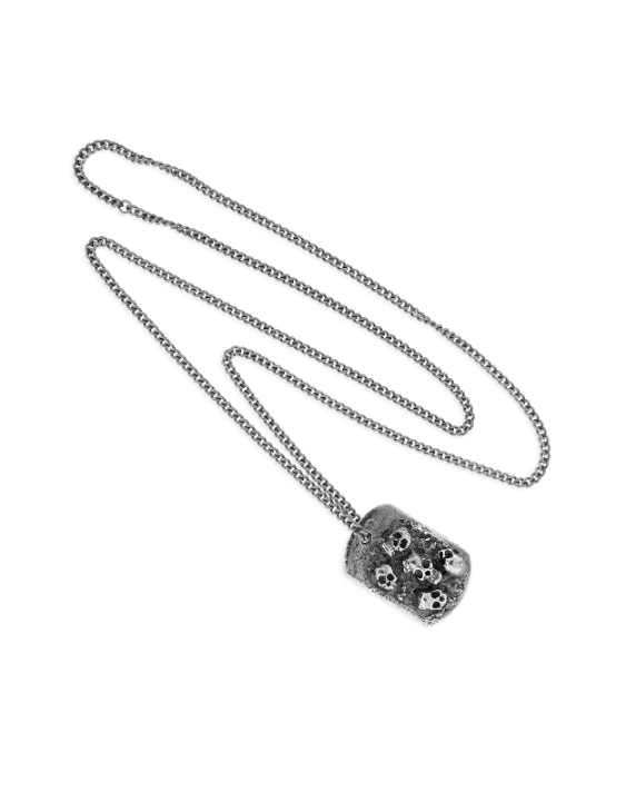 Collar SCULL RIDER SR004 Acero