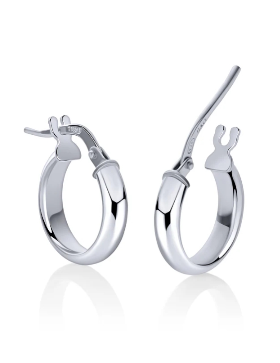 Pendientes ARR2L3M10 Plata Mujer Cierre Criolla.