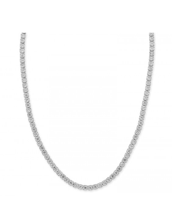 Collar LISKA LAD1074CL Plata con Ciorconitas Mujer