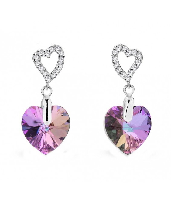 Pendientes LISKA LSW0150A-VL Plata con Cristal Mujer