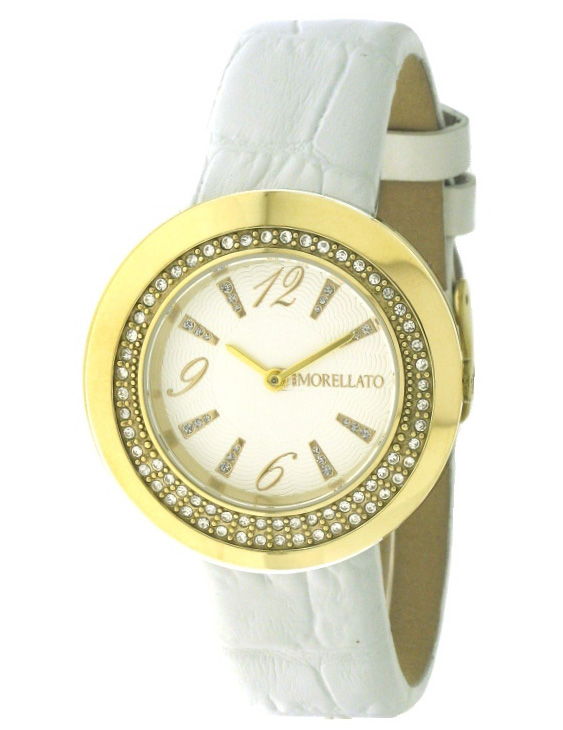 Reloj MORELLATO R0151112504 LUNA Correa de Piel con Cristales Mujer 